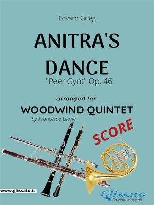 cover image of Anitra's Dance--Woodwind Quintet SCORE
